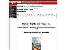 Tablet Screenshot of 30th.freedommag.org